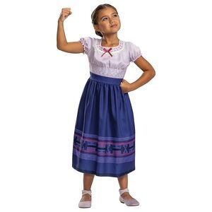 Disguise Girls' Encanto Luisa Madrigal Costume - Size 7-8
